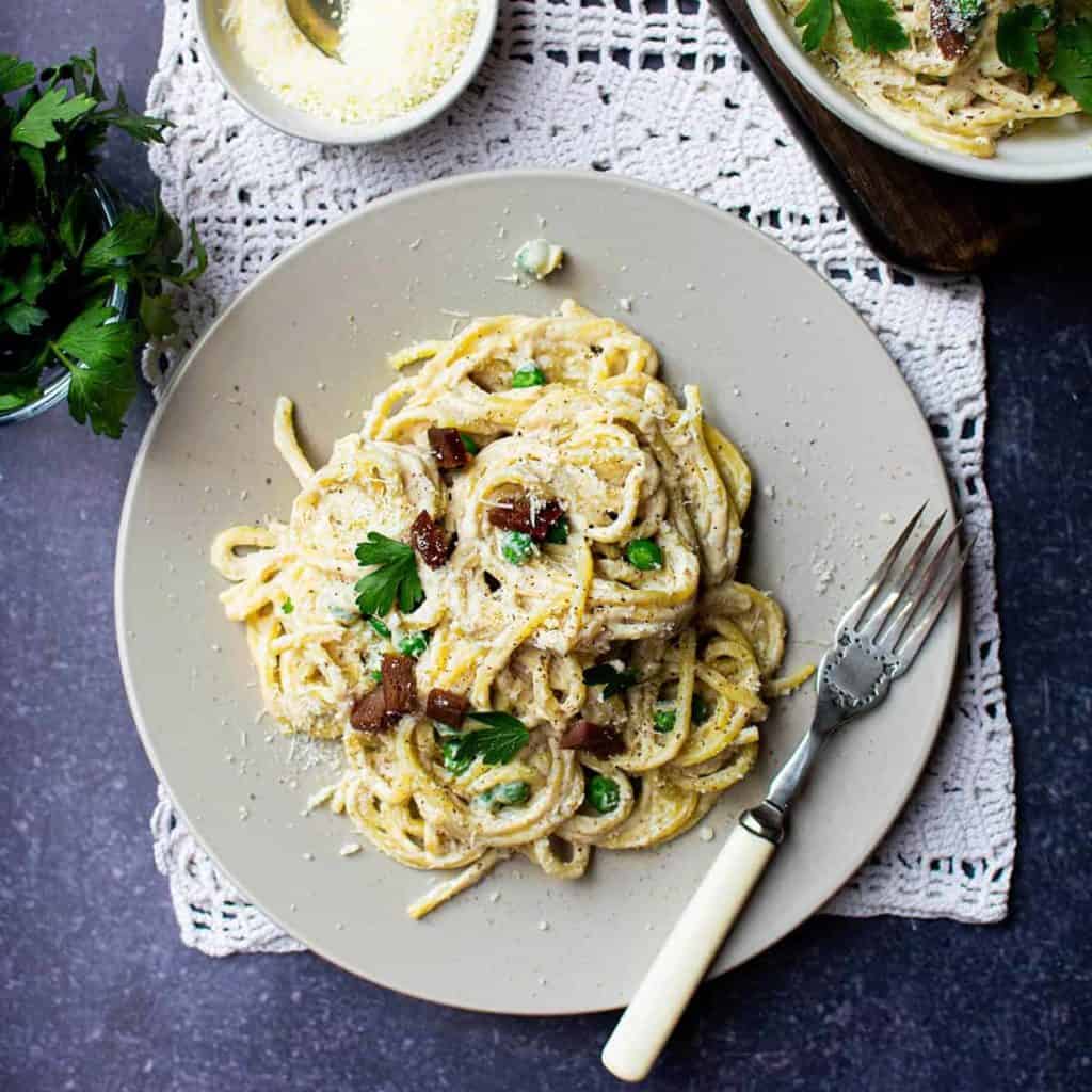 Best Vegan Carbonara [Protein Packed!] Vegan Punks