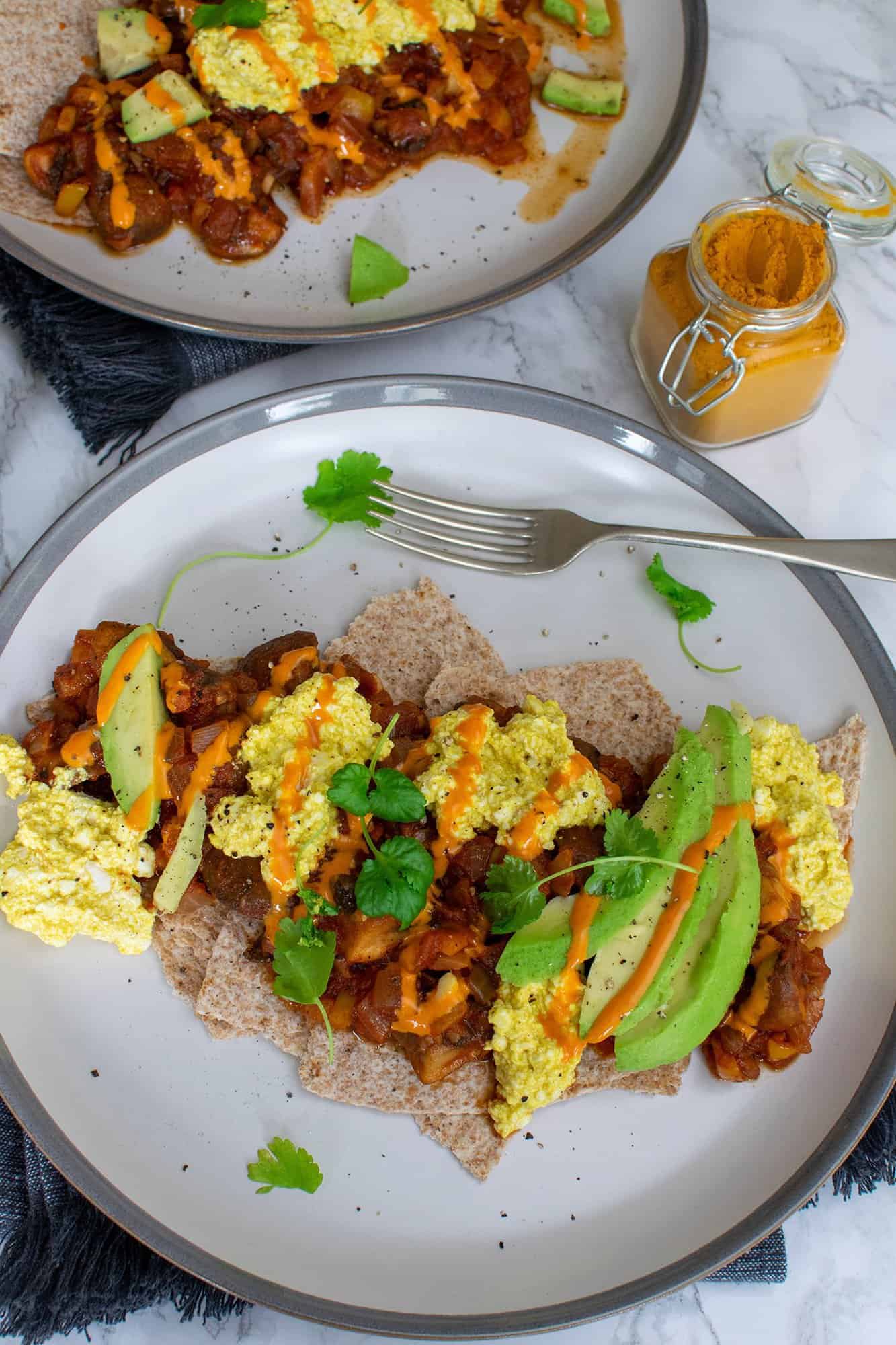 Vegan Huevos Rancheros