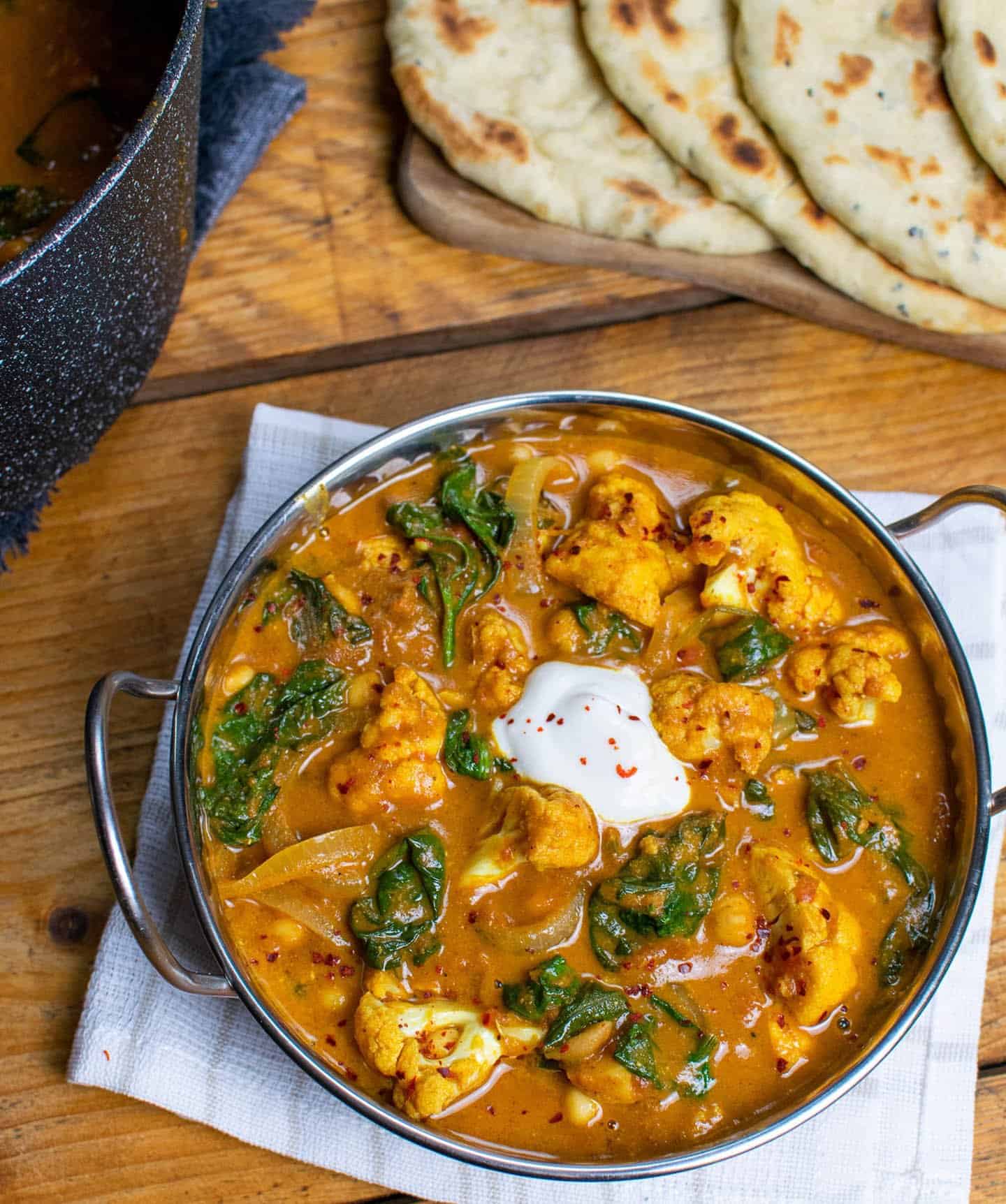 Vegan Cauliflower Curry with Madras Paste Vegan Punks