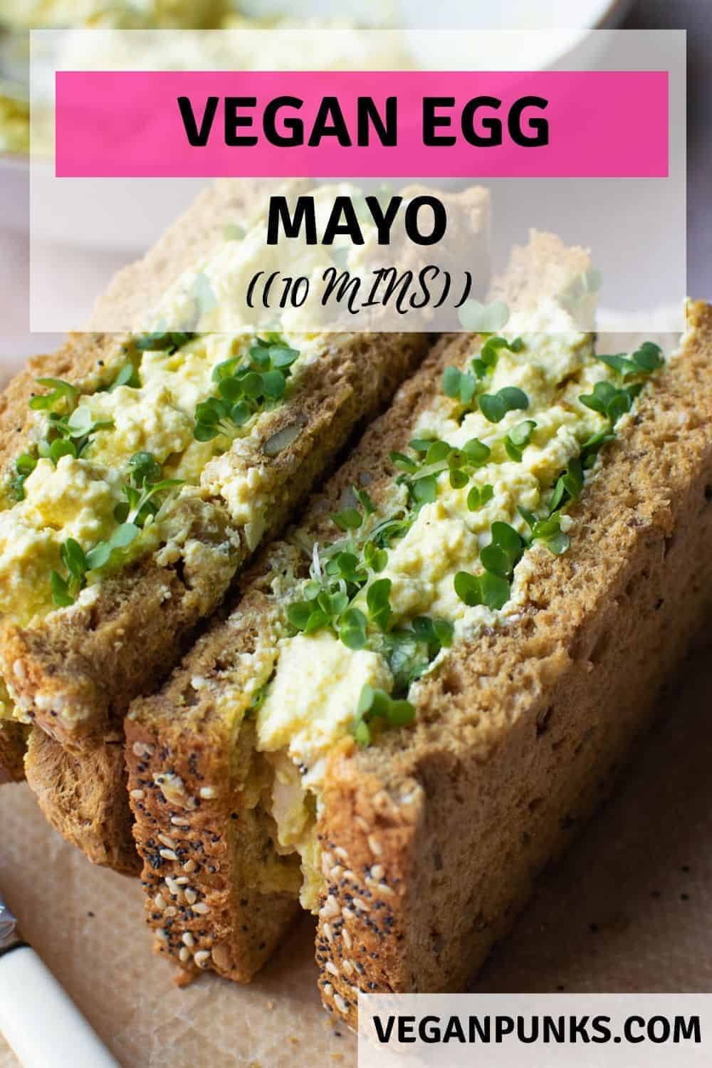 Vegan Egg Mayo Sandwich in 10 minutes Vegan Punks