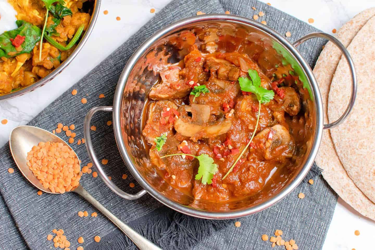 Mushroom Bhaji - Vegan Punks