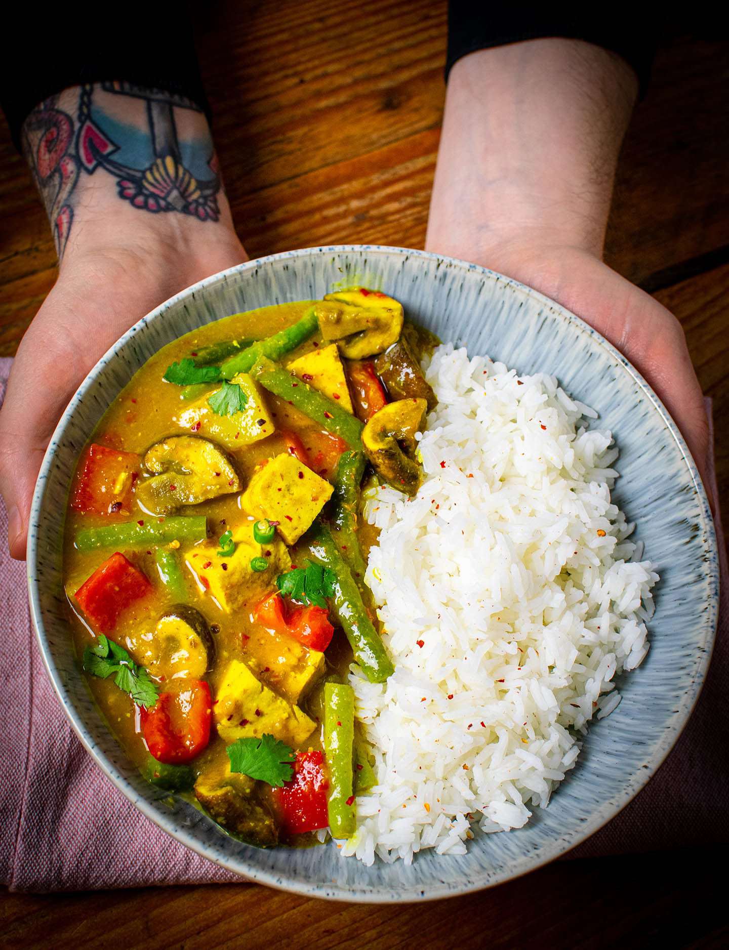 Tofu Yellow Curry With Homemade Yellow Curry Paste Vegan Punks