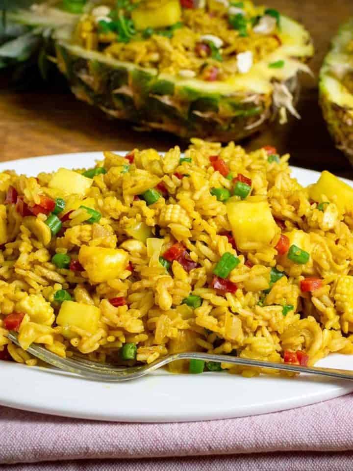 Easy Vegan Egg Fried Rice with Tofu Vegan Punks