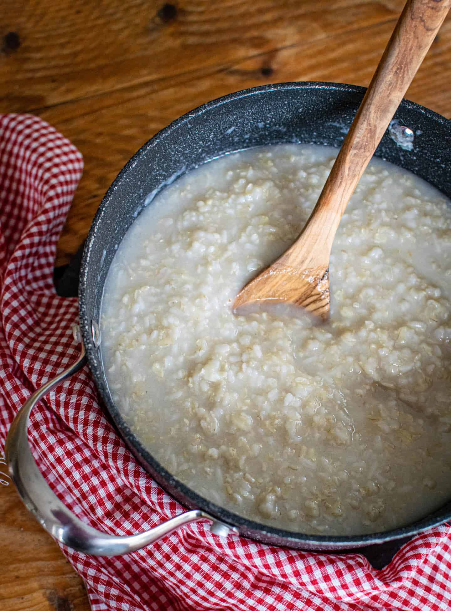 Thai Jok (Congee) savoury rice porridge - Vegan Punks