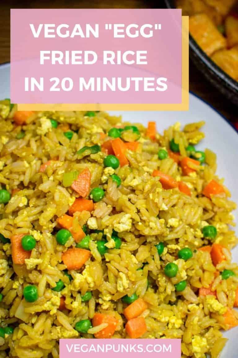 Vegan Egg Fried Rice in 20 minutes and 11 ingredients - Vegan Punks