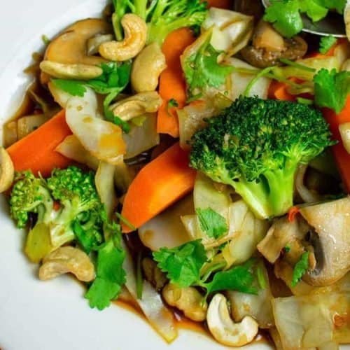 Thai Vegetable Stir Fry in 15 minutes