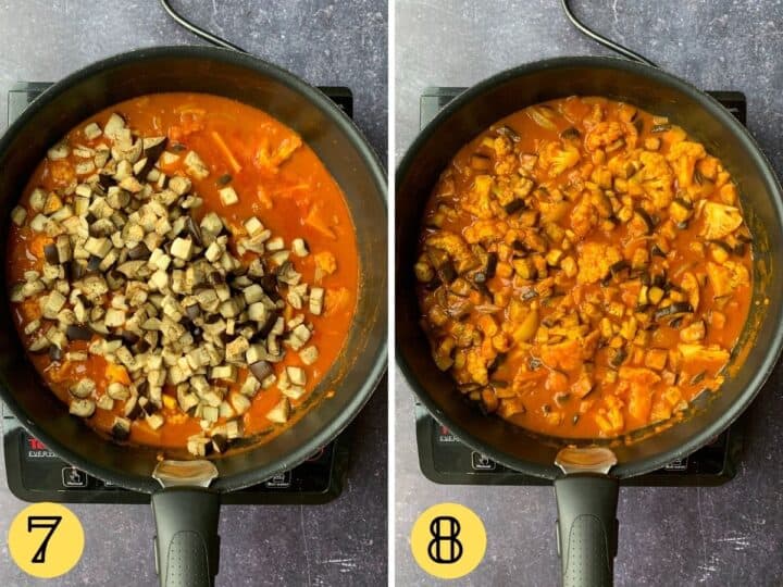 Roasted Aubergine and Cauliflower Curry (Easy) Vegan Punks