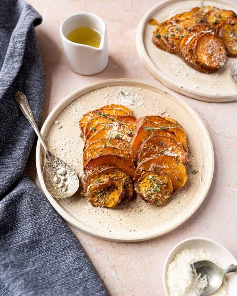 Easy Oven Baked Sweet Potato Slices - Vegan Punks