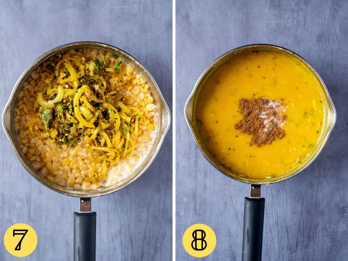 Instant Pot Dal Recipe with Yellow Split Peas