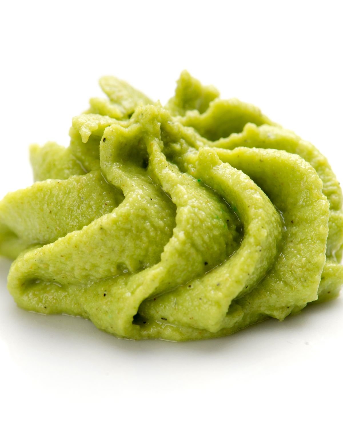 Wasabi paste close up.